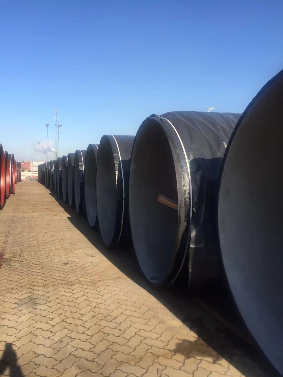 Ductile iron pipes ( Mechanical or K type joint, Class K9, K8,K12, C40, C30 & C25 in 6 Meters or 5.7 Meter or 5.5 Meter, Bitumen+ Zinc outside painting and Cement lining inside or FBE inside and outside )